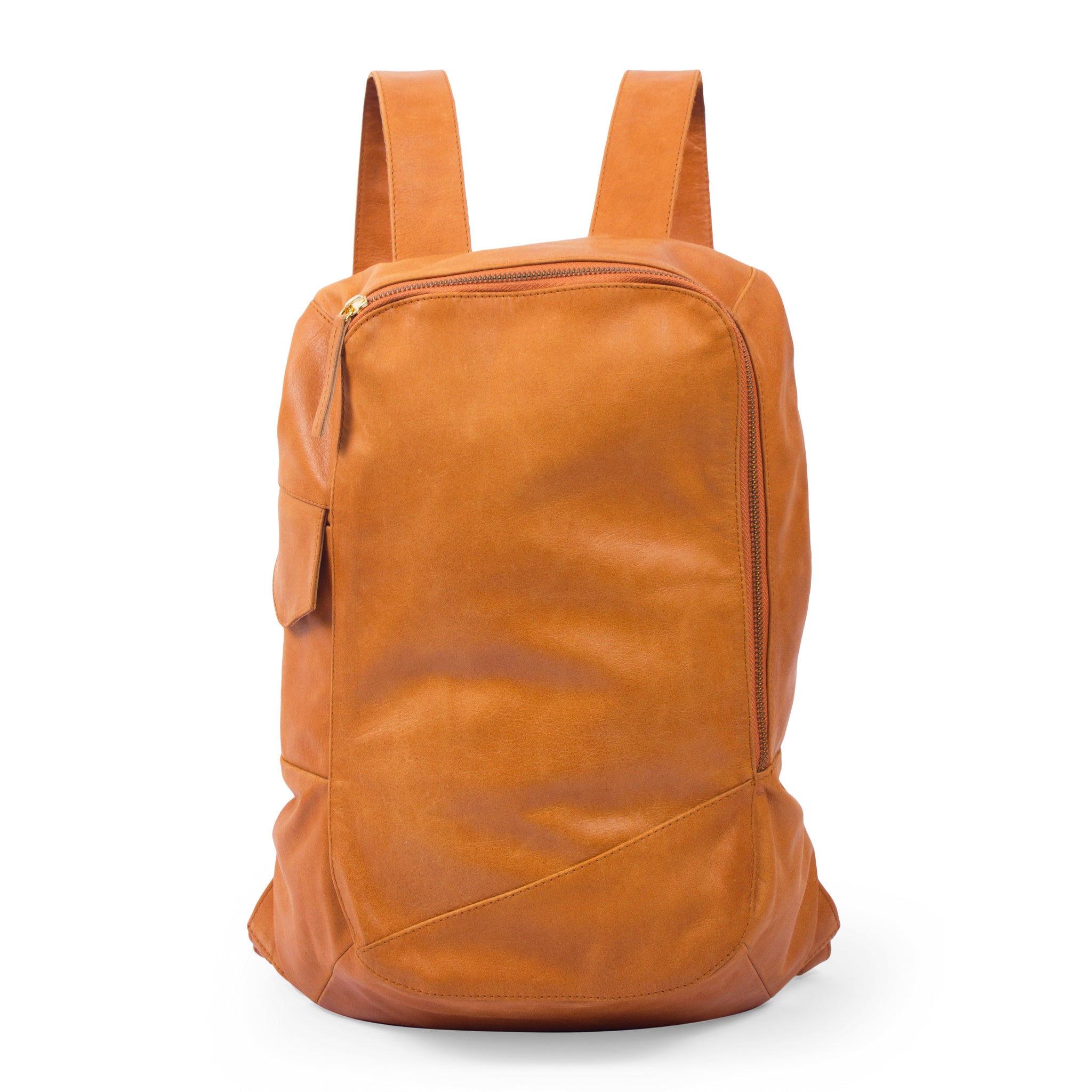 Brooklyn Leather Backpack-Tan