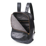 Brooklyn Leather Backpack-Black