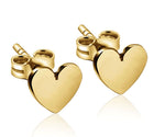 Mini Heart Shape Stud Earrings for Women Her Gift Idea Christmas Gift
