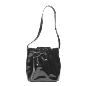 Lacy Bag-Large Patent Leather Bucket Bag