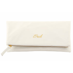 Foldover Clutch-Bridal, Bride-To-Be