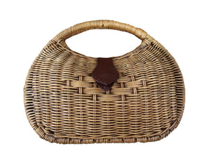 Exclusive Luxe Wicker Rattan Basket Bag