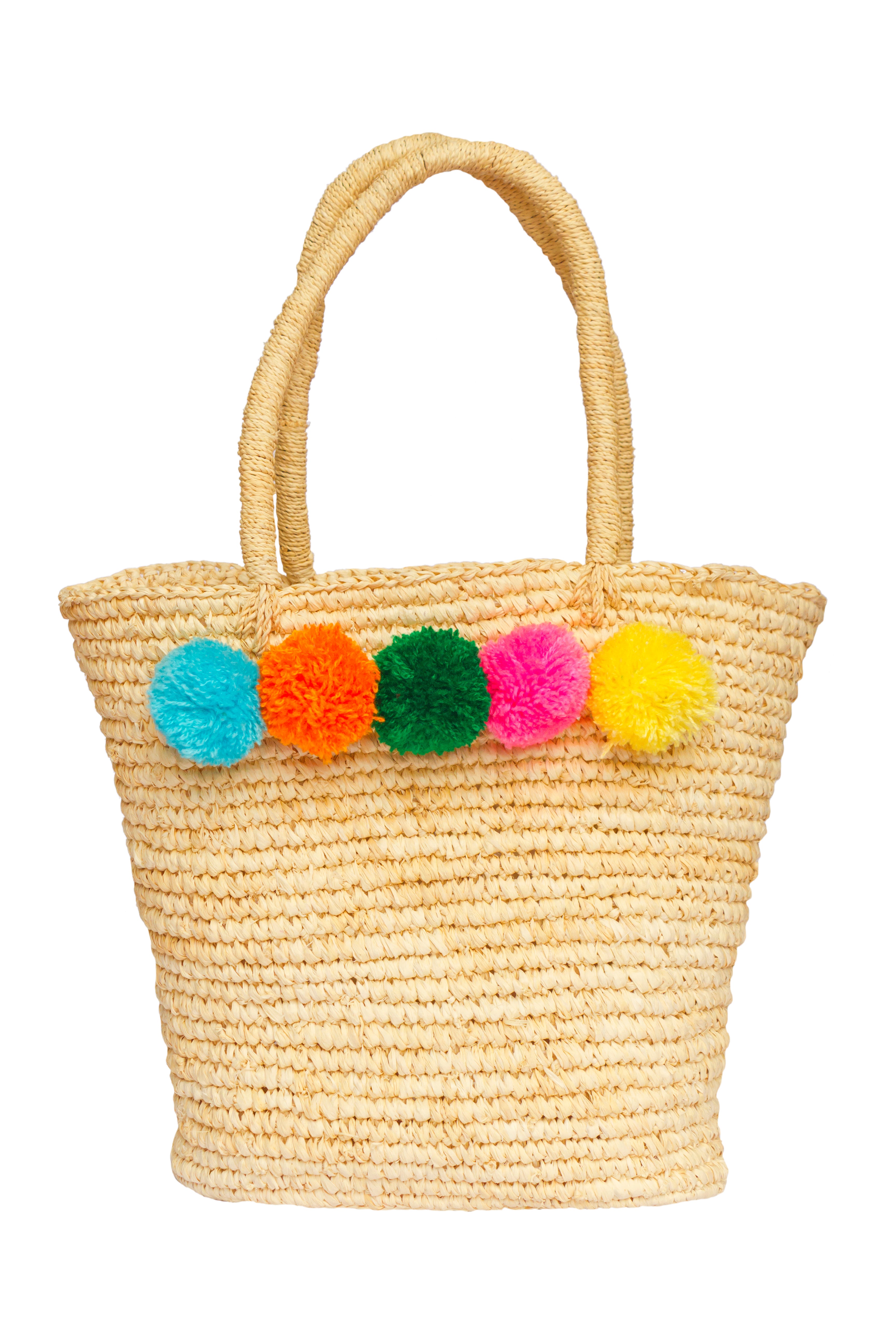 Straw beach tote bag; cruise; vacation; bali bags; straw handbags; colorful beach accessories