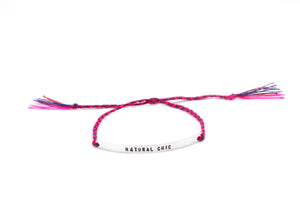 Handstamped Message Bracelet
