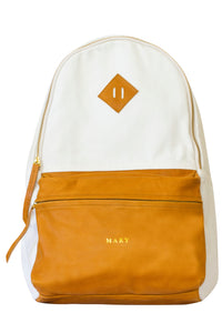 Leather + Canvas BackPack + Personalize It