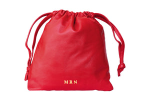 Drawstring Bag + Leather Drawstring Pouch + Personalize It