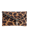 jaguar genuine leather women's leather clutch; asymmteric clutch; women's handbags; clutch bags; animal print leather handbags; trending leather bags 2019