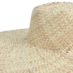Detail wide brim beach hat