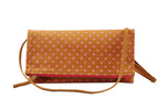 Splash Collection-Star Printed Foldover Clutch