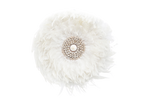 White with cowrie shell Wall Hanging Juju Hat Decor