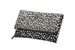 Foldover clutch; Spotted Leopard Print Clutch; Clutch; Bags and Purses; Dalmatian Clutch; Bridesmaid gift; Wedding Gift Idea