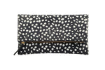 Foldover clutch; Spotted Leopard Print Clutch; Clutch; Bags and Purses; Dalmatian Clutch; Bridesmaid gift; Wedding Gift Idea