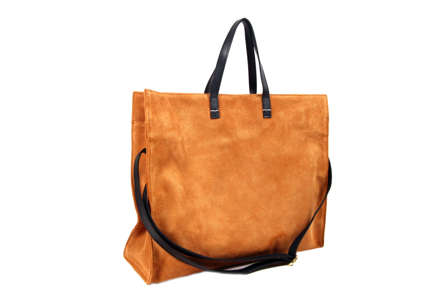 Tote, Leather Tote, Leathe tote, Camel Tote, Simple Seude Leather Tote, Tote bag, Tan Simple Tote