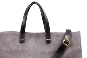 Tote-Suede Leather Handbag