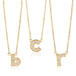 Lowercase Initial Pendant Necklace 
