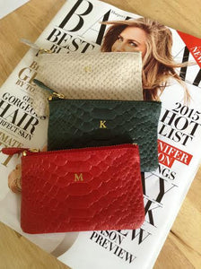 Zip Coin Purse; Monogram Purse; Bridesmaid Monogram Purse