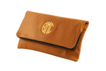 Foldover Clutch-Monogrammed + Personalized Leather
