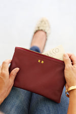 CV. Wallet Clutch; Bags and Purses; Leather Wristlet Clutch; Bridesmaid Gift; Wedding Gift Ideas; Bride to Be