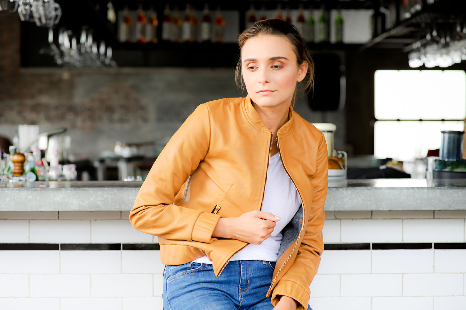 shopping; online shopping; google; leather bomber jacket for women